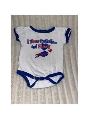 NFL Buffalo Bills Onesie Baby Girl Size 0/3 Months Football Fan Gear